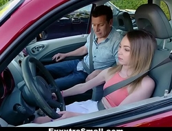 ExxxtraSmall - Ass Fucked By Her Driving Professor