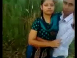 Indian desi college student kissing outdoor mms.MOV